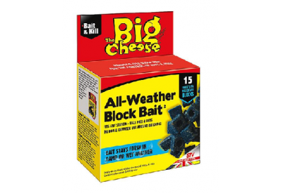 The Big Cheese All-Weather Block Bait (15 moisture resistant blocks)